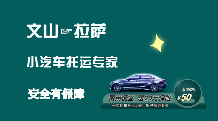 文山到拉薩轎車托運