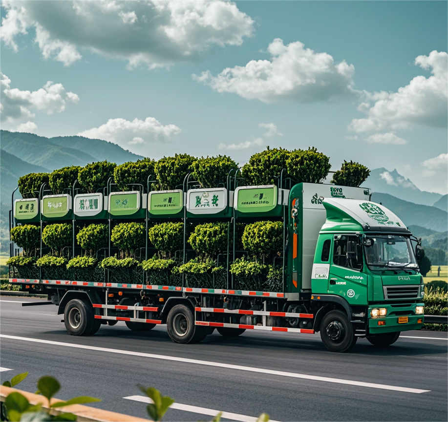 綠化苗木整車運(yùn)輸