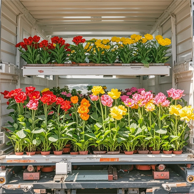 花苗整車運輸包裝