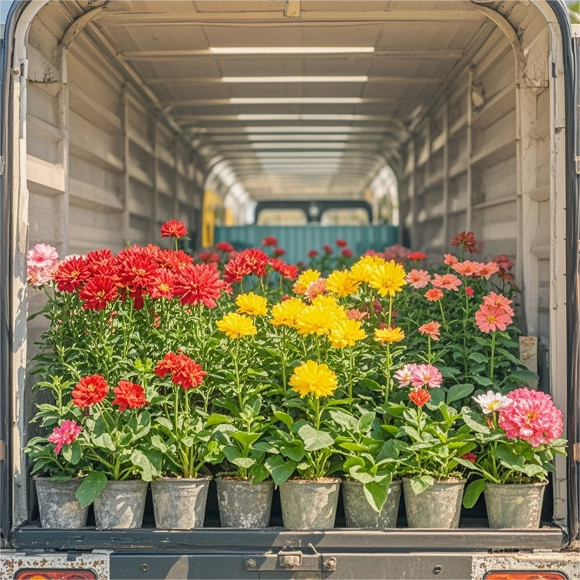 花苗整車運輸包裝